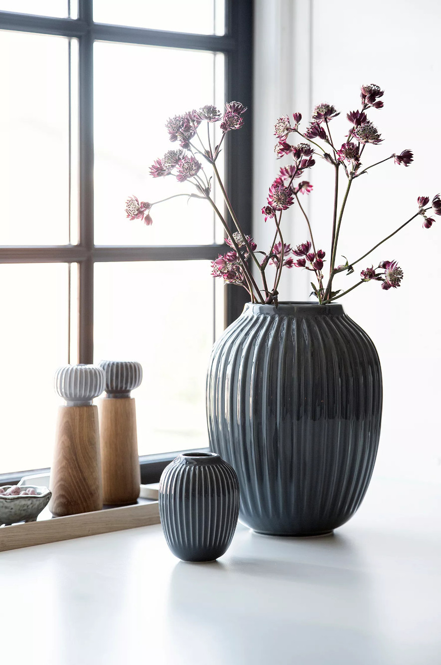 Hammershøi vase, antrasittgrå